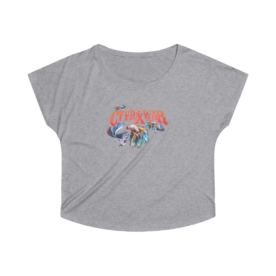 FIGHTING FISHYS - Women's Tri-Blend Dolman