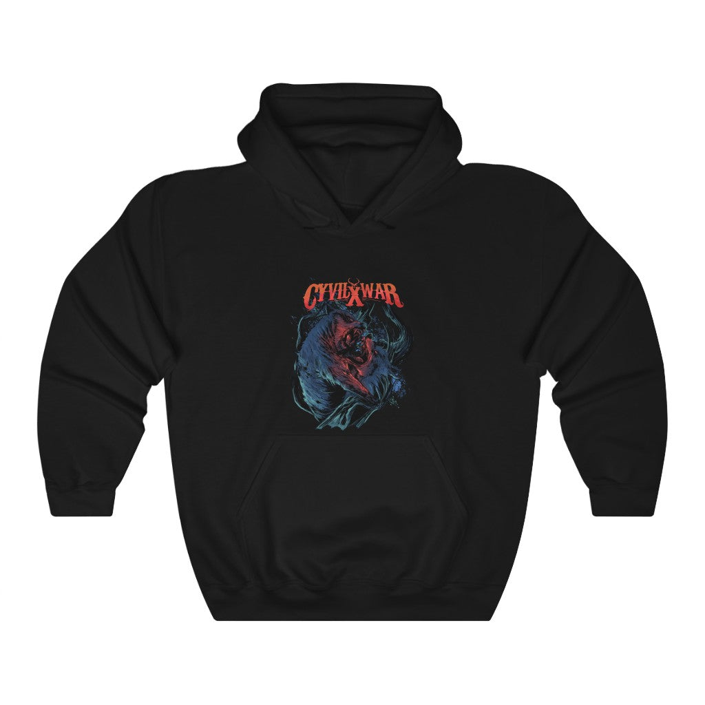 DARK TERRITORY Multicolor on Hooded Sweatshirt