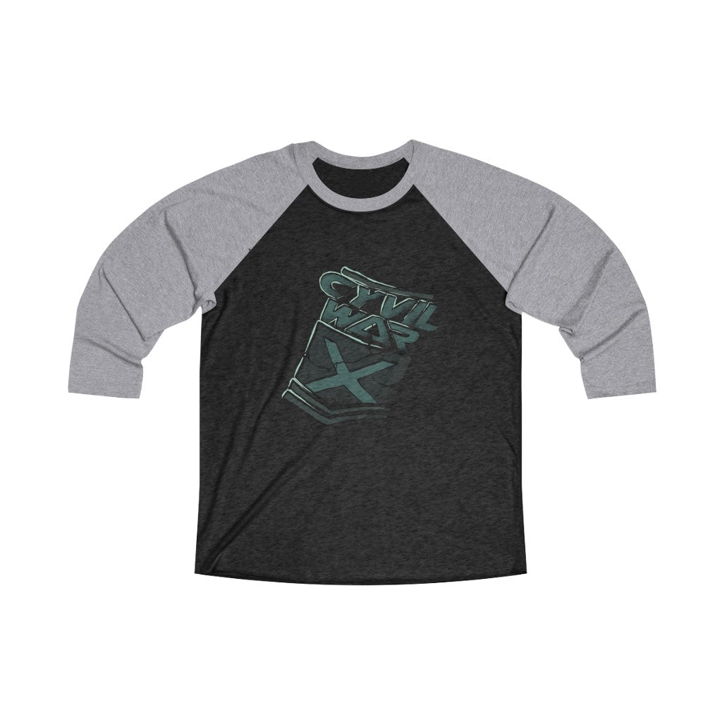 CROWS - Multicolor - Tri-Blend 3/4 Sleeve T Shirt