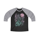 LIBERTY OR DEATH Mens Multicolor on 3/4 Sleeve T Shirt