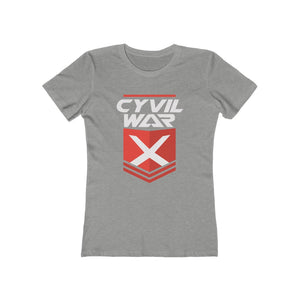 CYVIL WAR X O.G.Women's Multicolor on The Boyfriend T Shirt