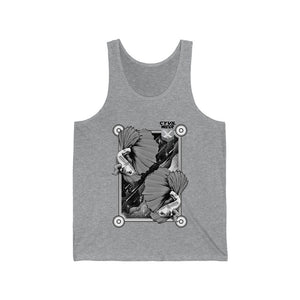 FIGHTING FISH Mens Multicolor on Jersey Tank
