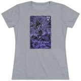 MEDUSA Womens Multicolor on Triblend T Shirt