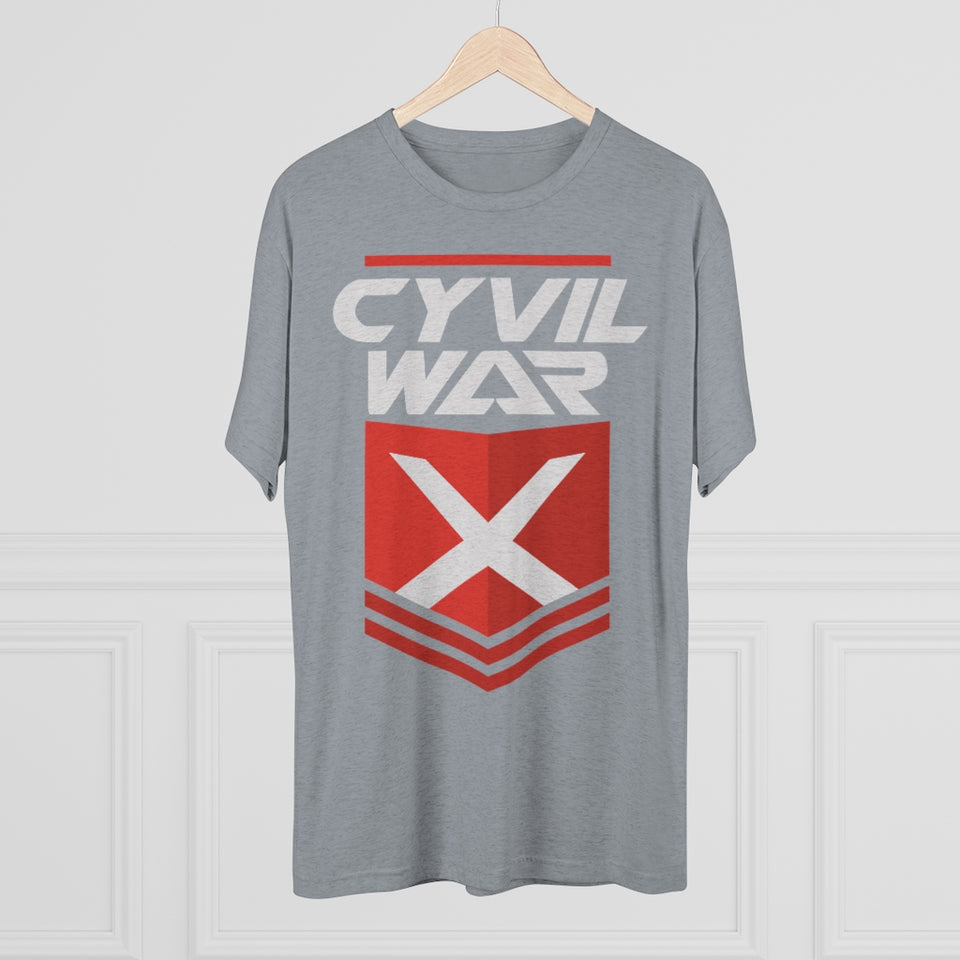 CYVIL WAR X - O.G. - Multicolor on Men's Tri-Blend Crew Tee