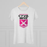 CYVIL WAR X  Pinky Women's Multicolor on Triblend T Shirt