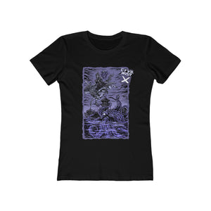 MEDUSA Women's Multicolor on The Boyfriend T Shirt