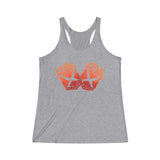 DOUBLE BARREL BURN - Women's Tri-Blend Racerback Tank