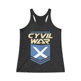 CYVIL WAR X - Twilight - Women's Tri-Blend Racerback Tank