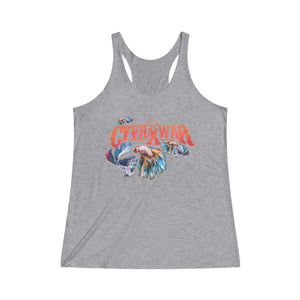 FIGHTING FISHYS - Women's Tri-Blend Racerback Tank