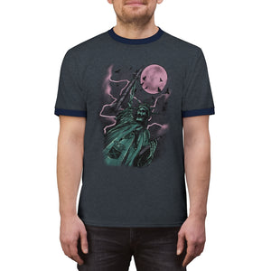 LIBERTY OR DEATH - Multicolor on Ringer Tee