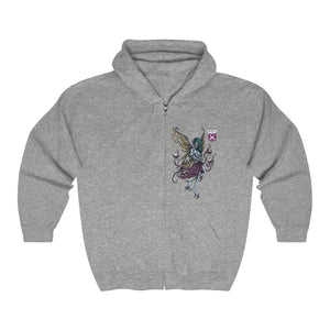 TOOTH FAIRY - Multicolor - Full Zip Hooded Sweatshirt