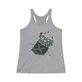 CROWS - Women's Tri-Blend Racerback Tank