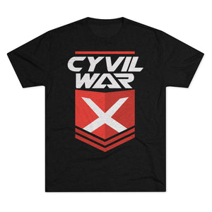 CYVIL WAR X - O.G. - Multicolor on Men's Tri-Blend Crew Tee