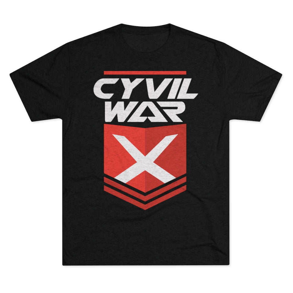 CYVIL WAR X - O.G. - Multicolor on Men's Tri-Blend Crew Tee