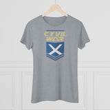 CYVIL WAR X BADGE Night Womens Multicolor on Triblend T Shirt