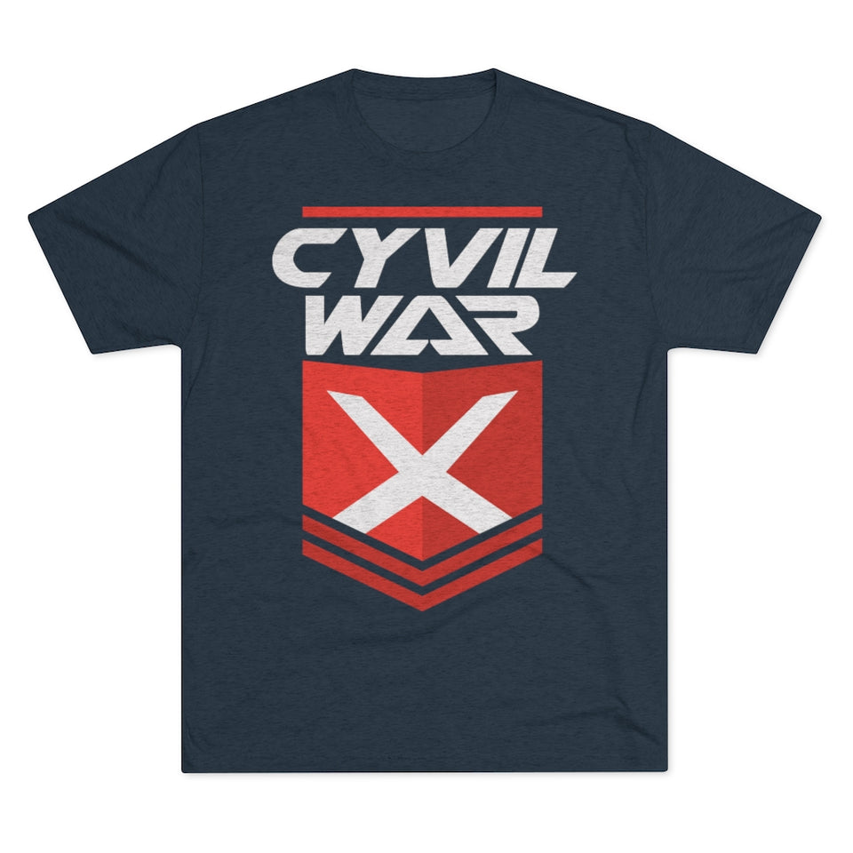 CYVIL WAR X - O.G. - Multicolor on Men's Tri-Blend Crew Tee