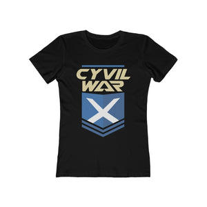 CYVIL WAR X Night Women's Multicolor on The Boyfriend T Shirt