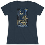 NIGHTMARES Womens Multicolor on Triblend T Shirt