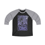 MEDUSA Mens Multicolor on Tri-Blend 3/4 Sleeve T Shirt