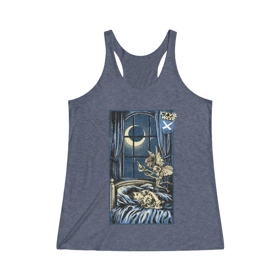 NIGHTMARES - Women's Tri-Blend Racerback Tank