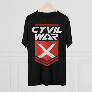 CYVIL WAR X - O.G. - Multicolor on Men's Tri-Blend Crew Tee