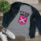 CYVIL WAR X  Pinky Women's Multicolor on Triblend T Shirt