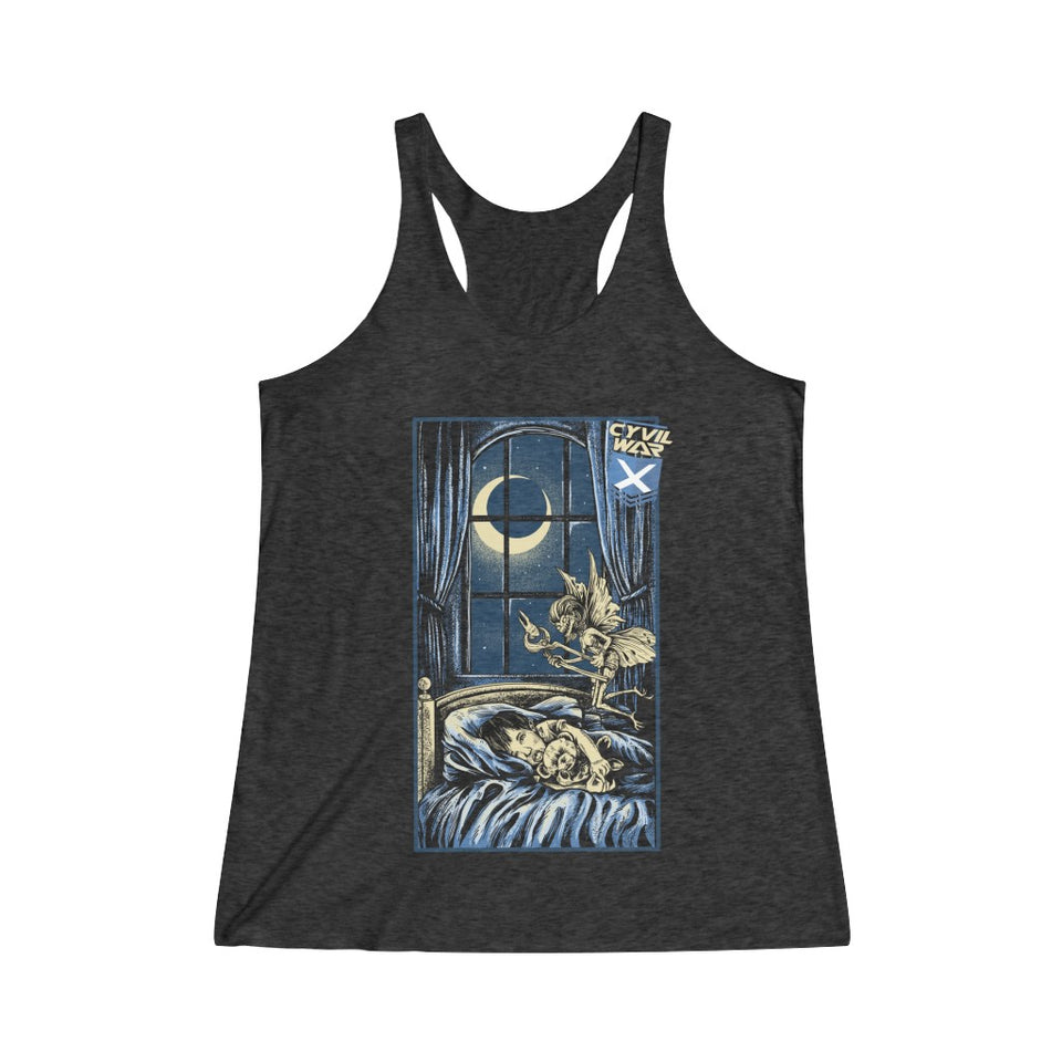 NIGHTMARES - Women's Tri-Blend Racerback Tank