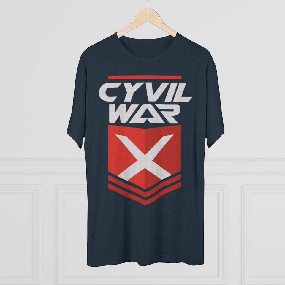 CYVIL WAR X - O.G. - Multicolor on Men's Tri-Blend Crew Tee