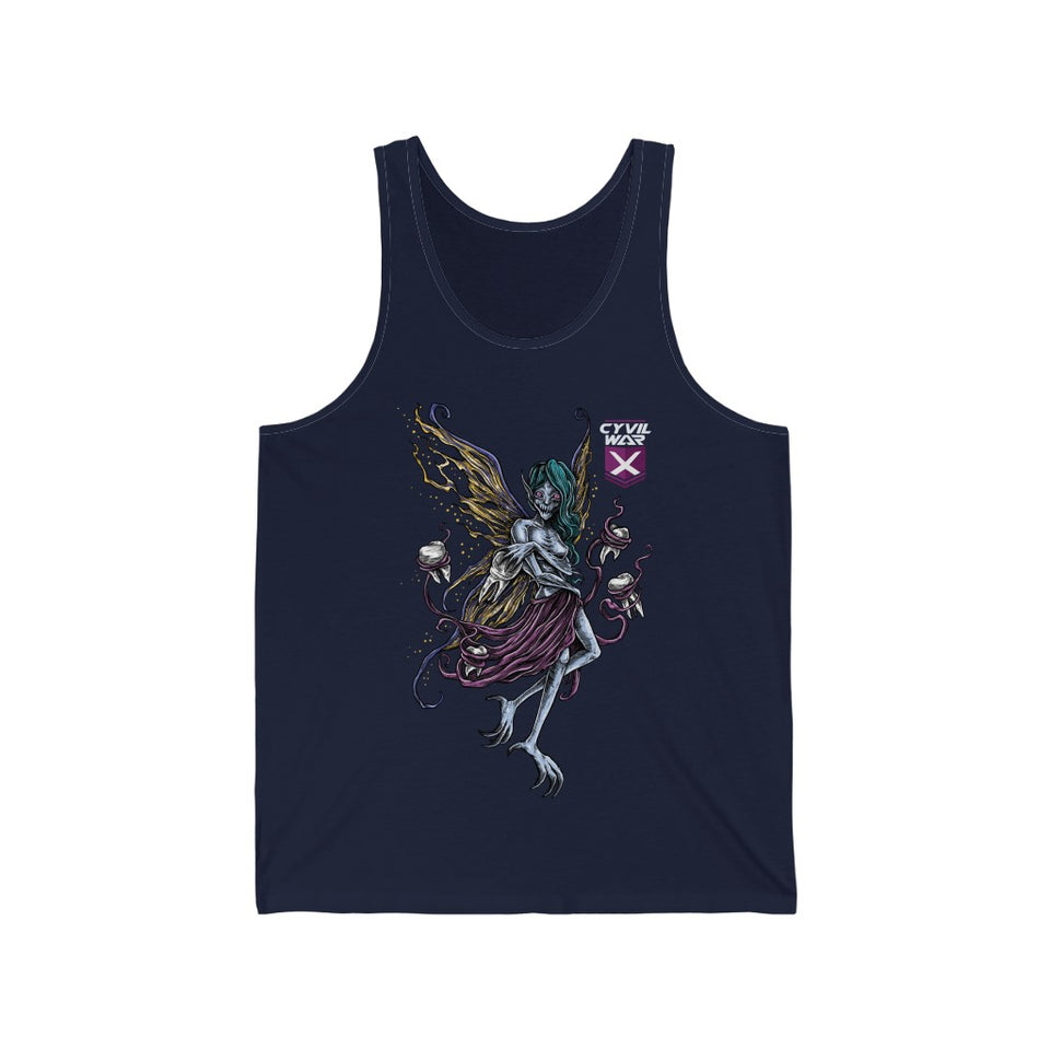 TOOTH FAIRY Mens Multicolor on Jersey Tank