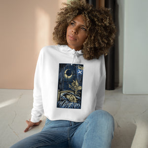 NIGHTMARES Womens Multicolor on Crop Hoodie