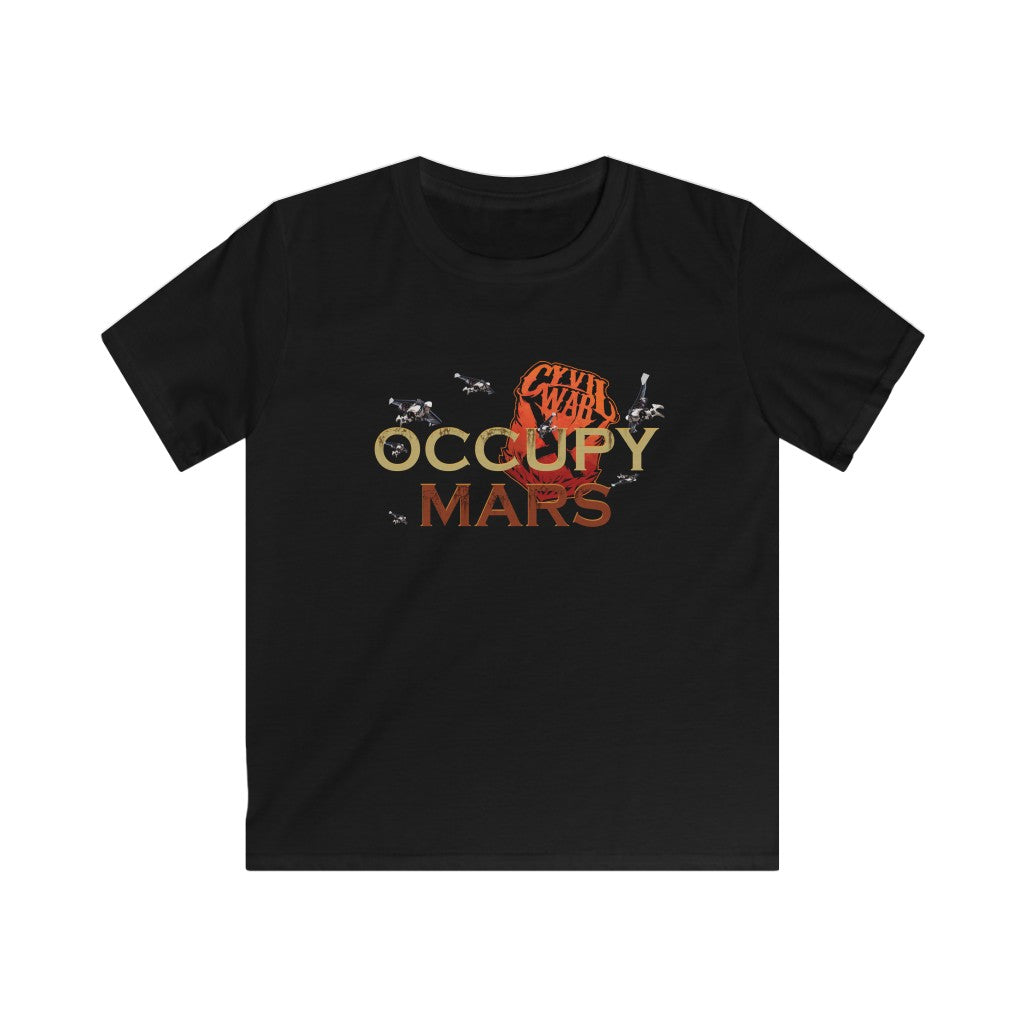 OCCUPY MARS - Kids Softstyle Tee