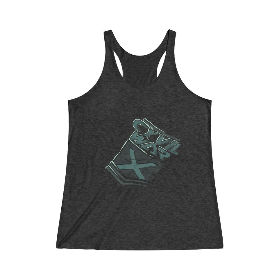 CROWS - Women's Tri-Blend Racerback Tank