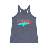 ARCHANGEL - BLUE - Women's Tri-Blend Racerback Tank