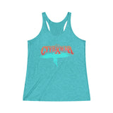 ARCHANGEL - BLUE - Women's Tri-Blend Racerback Tank