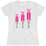 TRIPLE XXX Women's Multicolor om Triblend T Shirt