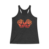 DOUBLE BARREL BURN - Women's Tri-Blend Racerback Tank