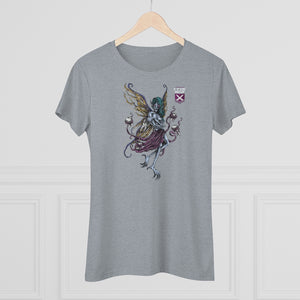 TOOTH FAIRY Womens Multicolor on Triblend T Shirt