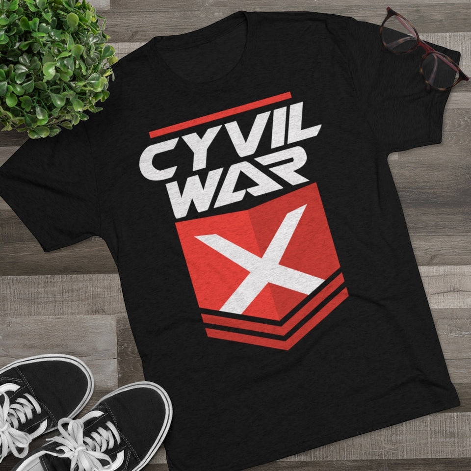 CYVIL WAR X - O.G. - Multicolor on Men's Tri-Blend Crew Tee