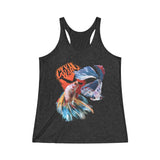 BIG FISH - Women's Tri-Blend Racerback Tank