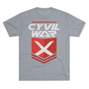 CYVIL WAR X - O.G. - Multicolor on Men's Tri-Blend Crew Tee