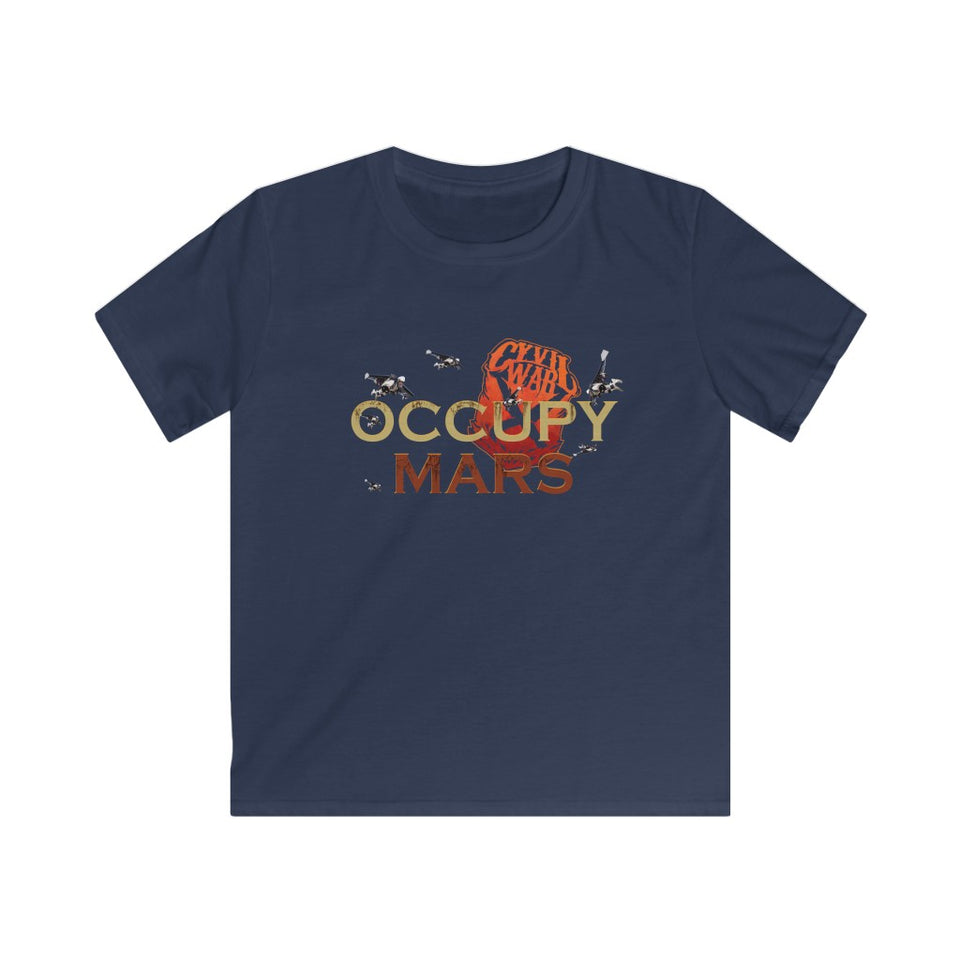 OCCUPY MARS - Kids Softstyle Tee