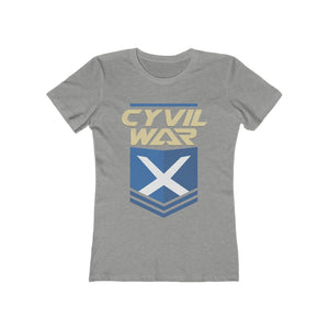 CYVIL WAR X Night Women's Multicolor on The Boyfriend T Shirt