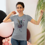 TOOTH FAIRY Womens Multicolor on Triblend T Shirt