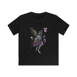 TOOTH FAIRY - Multicolor on Kids Softstyle Tee