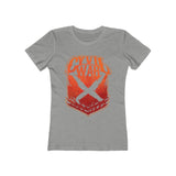 BURN BABY BURN Women's Multicolor on The Boyfriend T Shirt