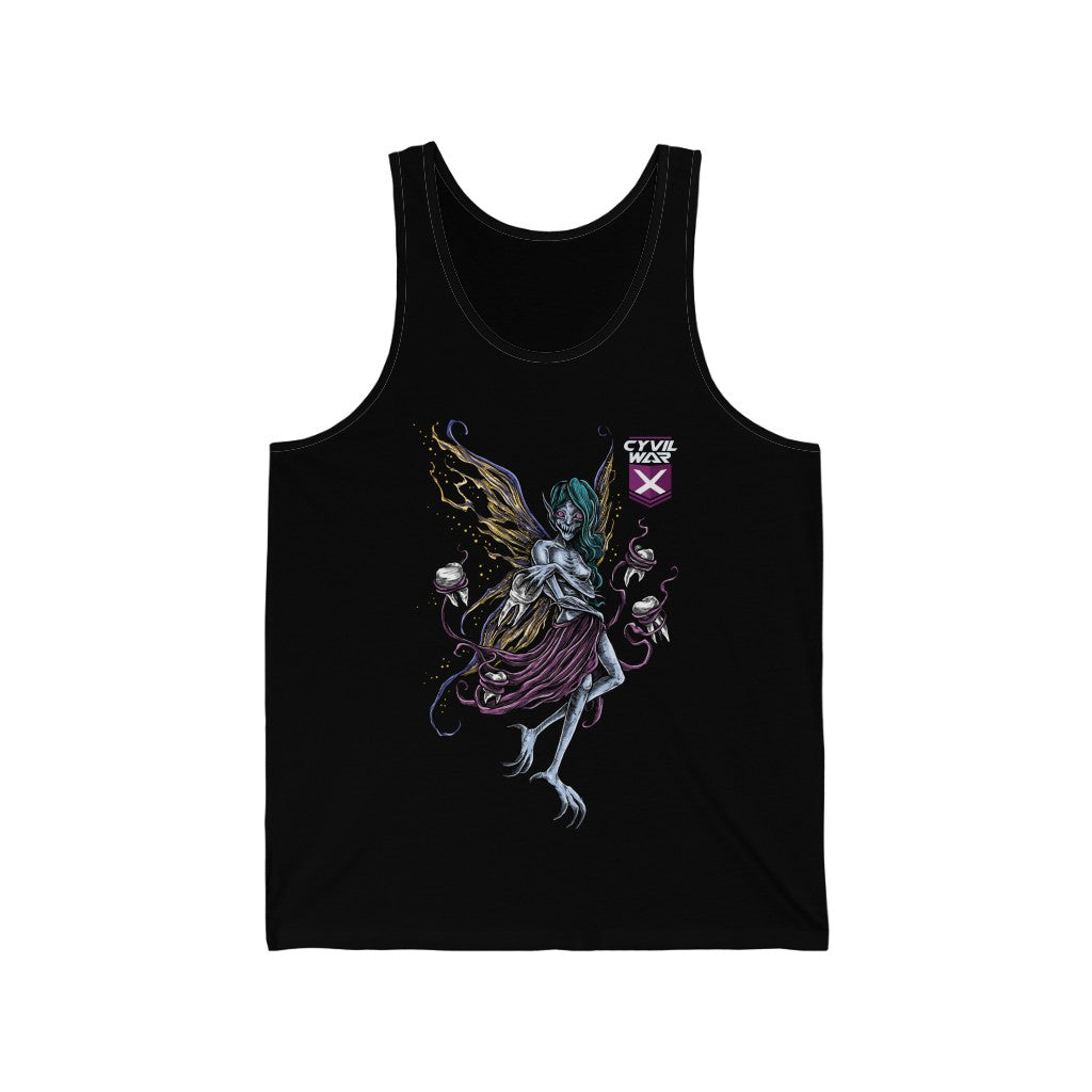 TOOTH FAIRY Mens Multicolor on Jersey Tank