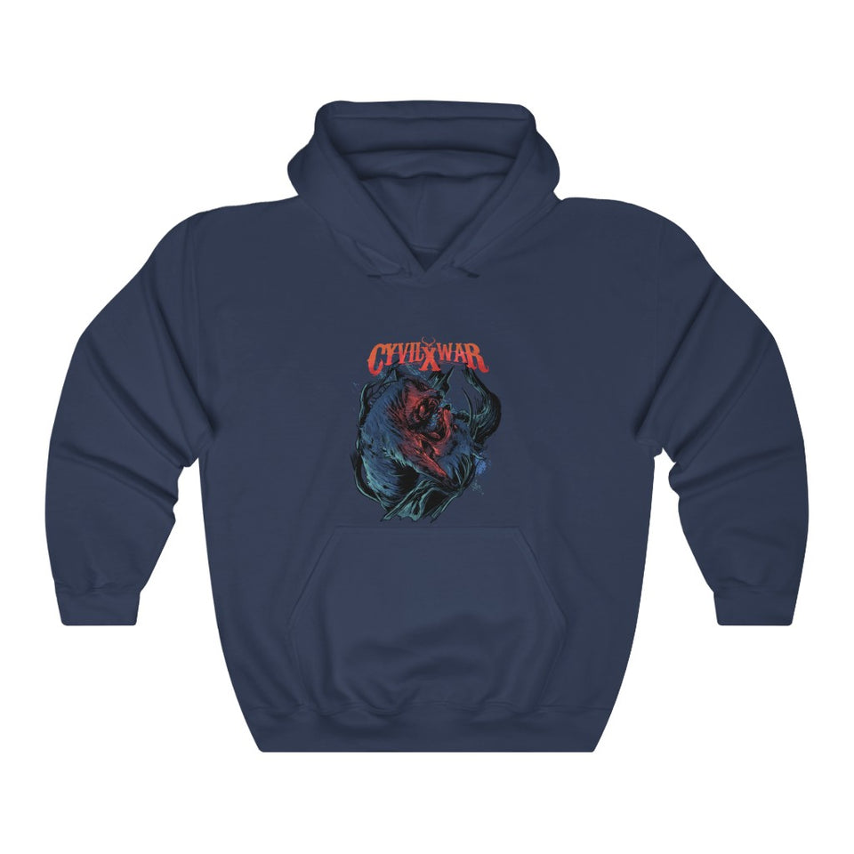 DARK TERRITORY Multicolor on Hooded Sweatshirt